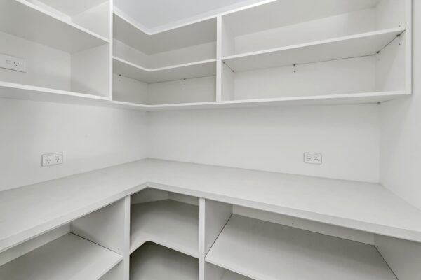 KAD Build home building company modern white storage room house design Canterbury, New Zealand
