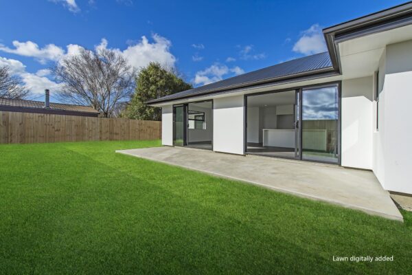 KAD Build new constructions and building company exterior view of Woodbury 3 bedroom home Christchurch, Halswell, Darfield, Hororata, Prestons Park, Selwyn, Canterbury, New Zealand