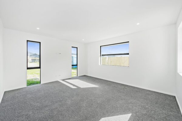 KAD Build home building company modern living room house design for residential property Canterbury, New Zealand