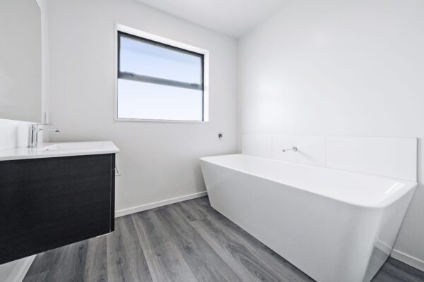 KAD Build Woodville new build 3 bedroom home bathroom design and build Christchurch, West Melton, Dunsandel, Prestons Park, Kirwee, Canterbury, New Zealand